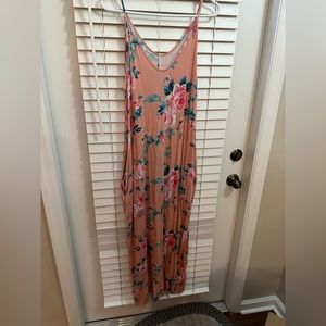 Flower maxi dress